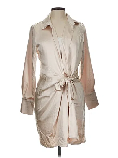 Pre-owned Aakaa Cocktail Dress In Brown
