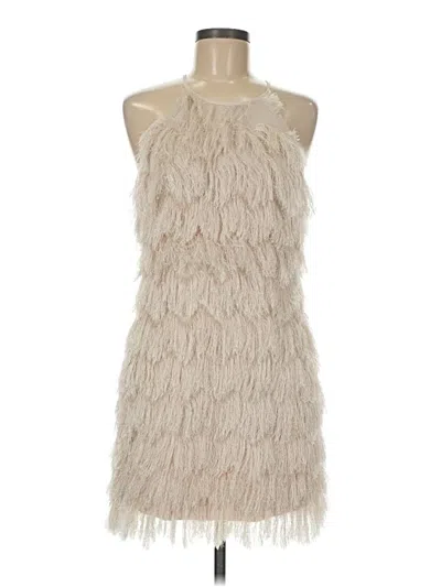 Pre-owned Aakaa Cocktail Dress In Ivory