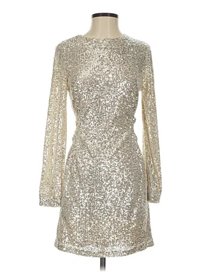 Pre-owned Aakaa Cocktail Dress In Silver