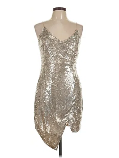 Pre-owned Aakaa Cocktail Dress In Silver