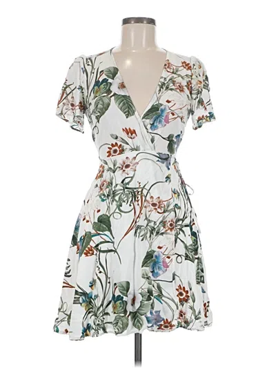Pre-owned Aakaa Cocktail Dress In White