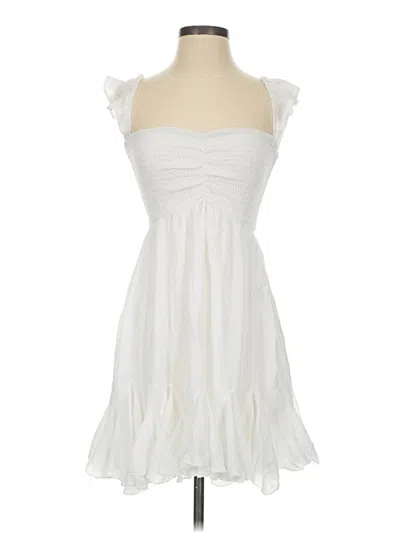 Pre-owned Aakaa Cocktail Dress In White