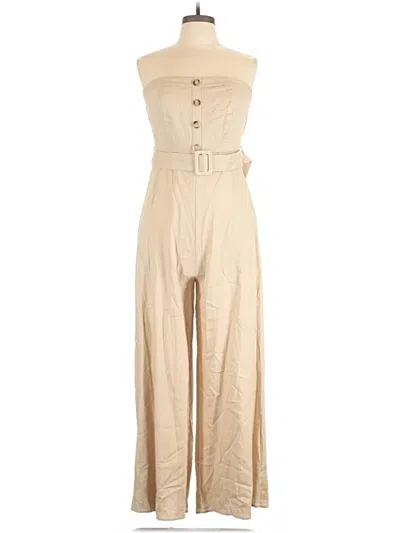 Pre-owned Aakaa Jumpsuit In Brown