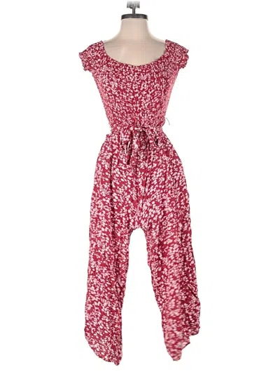 Pre-owned Aakaa Jumpsuit In Red