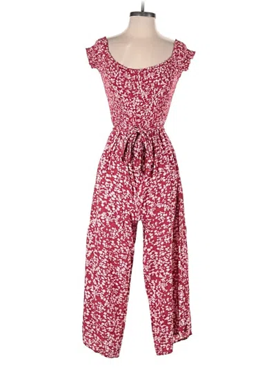Pre-owned Aakaa Jumpsuit In Red