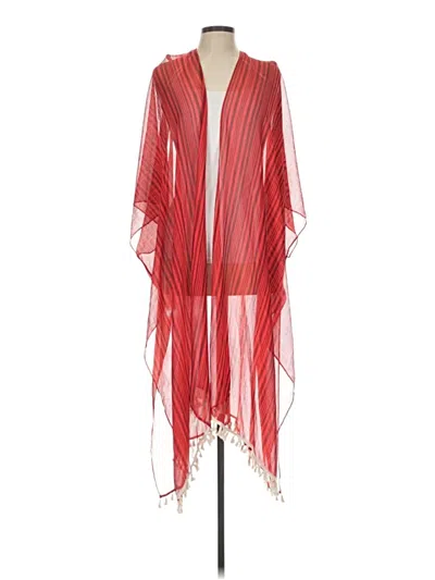 Pre-owned Aakaa Kimono In Red