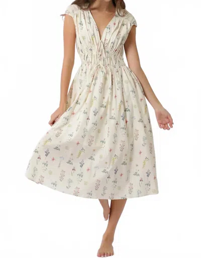 Aakaa Maudine Dress In White