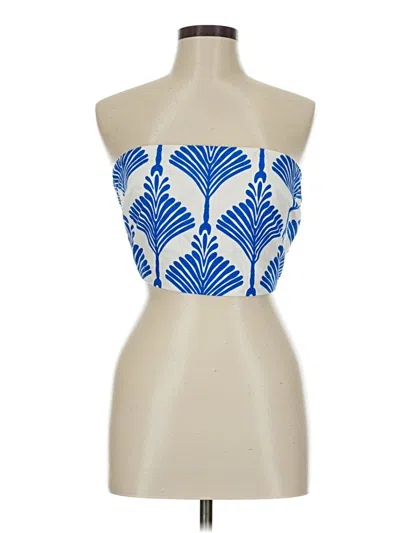 Aakaa Sleeveless Blouse In Blue