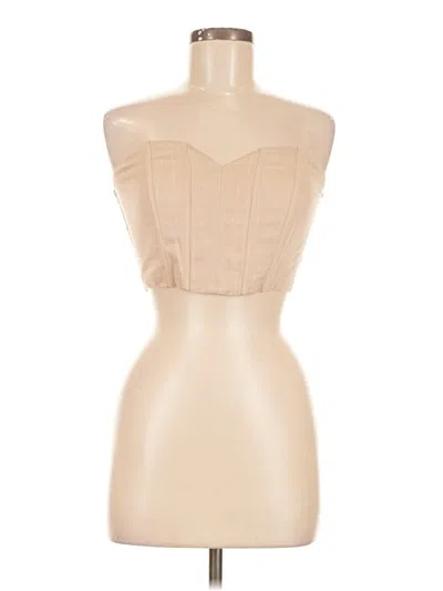 Pre-owned Aakaa Sleeveless Blouse In Brown