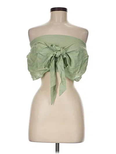Aakaa Sleeveless Blouse In Green