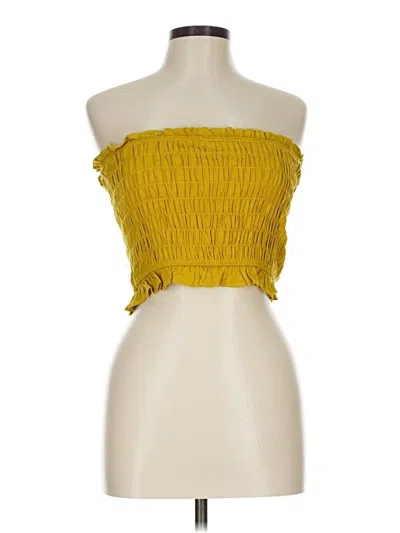 Aakaa Sleeveless Blouse In Yellow