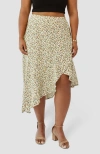Aam The Label The Cascade  Skirt For Full Hips And Thighs In Yellow