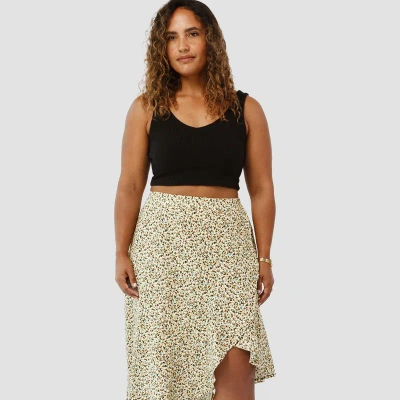 Aam The Label The Cascade Skirt In Black