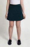 Aam The Label The Cord Mini Skirt In Forest Green