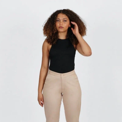 Aam The Label The Crop Pant In Brown