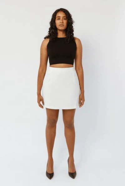 Aam The Label The Mini Skirt In White