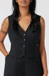 Aam The Label The Wool Vest In Black