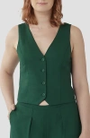 Aam The Label The Wool Vest In Emerald