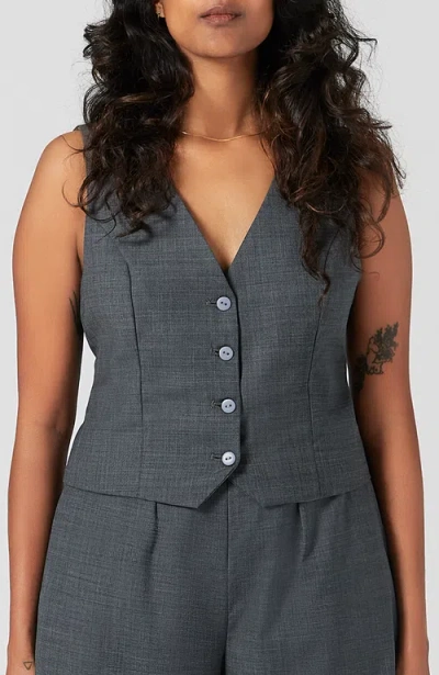 Aam The Label The Wool Vest In Grey