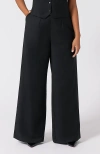 Aam The Label The Wool Wide Leg Pant For Full Hips And Thighs In Black