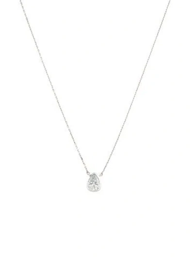 Pre-owned Aamiaa 14k 1.00ct Lab-grown Diamond Pendant Necklace, 18" In Multi