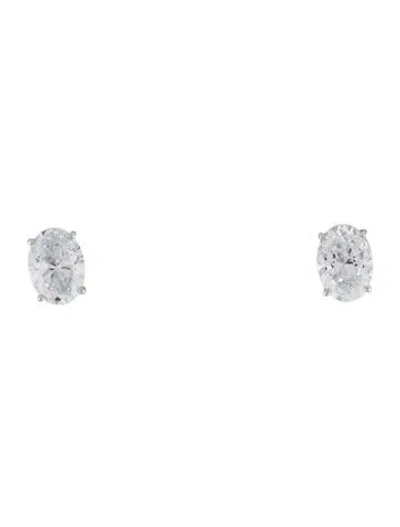 Pre-owned Aamiaa 14k 1.50ctw Lab-grown Diamond Stud Earrings In Multi