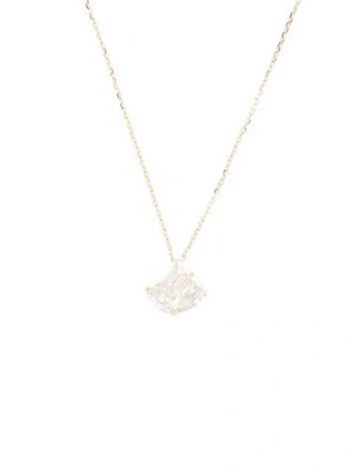 Pre-owned Aamiaa 14k 1.60ctw Lab-grown Diamond Pendant Necklace, 17.75" In Multi