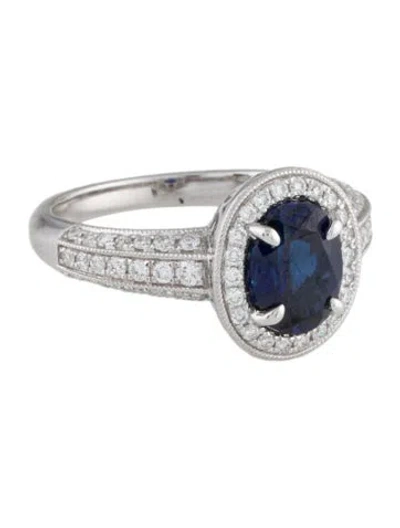 Pre-owned Aamiaa 14k 1.78ct Lab-grown Sapphire & Diamond Cocktail Ring In Multi