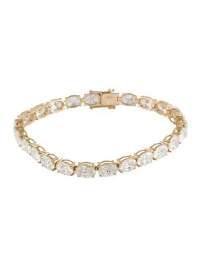 Pre-owned Aamiaa 14k 20.41ctw Lab-grown Diamond Tennis Bracelet, 7" In Multi
