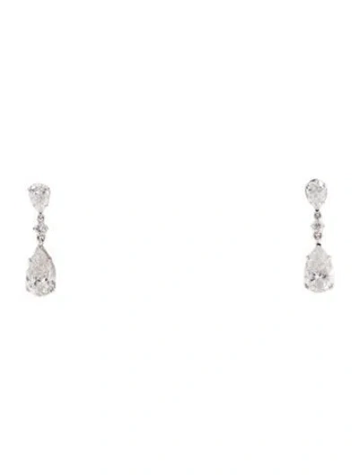 Pre-owned Aamiaa 14k 2.23ctw Lab-grown Diamond Drop Earrings In Multi