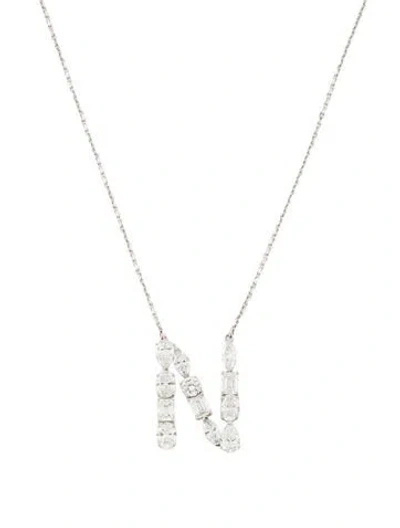 Pre-owned Aamiaa 14k 2.66ctw Lab-grown Diamond 'n' Pendant Necklace, 18" In Multi