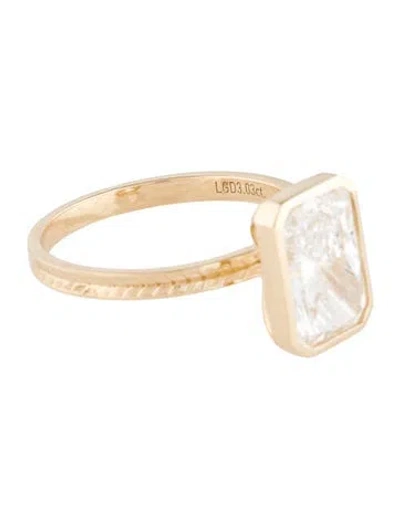 Pre-owned Aamiaa 14k 3.03ct Lab-grown Diamond Ring In Multi
