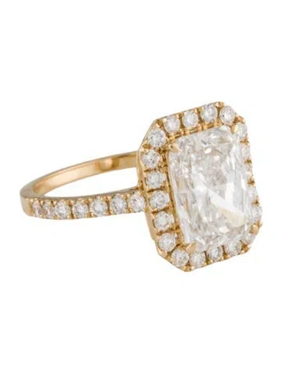 Pre-owned Aamiaa 14k 3.06ctw Lab-grown Diamond Engagement Ring In Multi