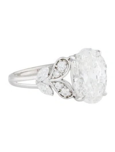 Pre-owned Aamiaa 14k 3.12ct Lab-grown Diamond Engagement Ring In Multi