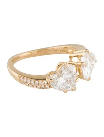 Pre-owned Aamiaa 14k 3.23ctw Lab-grown Diamond Cocktail Ring In Multi