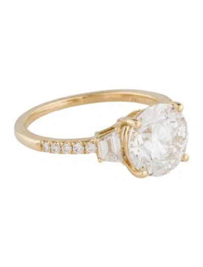 Pre-owned Aamiaa 14k 3.38ctw Lab-grown Diamond Cocktail Ring In Multi