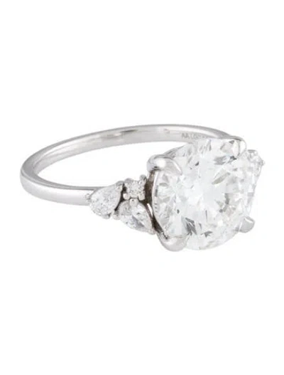 Pre-owned Aamiaa 14k 4.07ct Lab-grown Diamond Engagement Ring In Multi