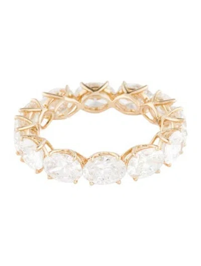 Pre-owned Aamiaa 14k 6.11ctw Lab-grown Diamond Band In Multi