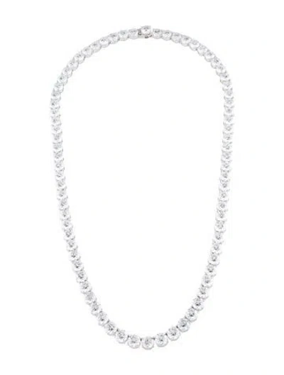 Pre-owned Aamiaa 14k 78.94ctw Lab-grown Diamond Tennis Necklace, 19.75" In Multi