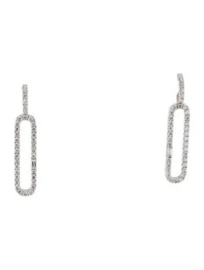Pre-owned Aamiaa 14k Lab-grown Diamond Drop Earrings In Multi