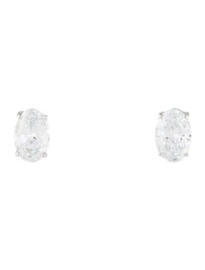 Pre-owned Aamiaa 14k Lab-grown Diamond Stud Earrings In Multi