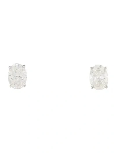 Pre-owned Aamiaa 14k Lab-grown Diamond Stud Earrings In Multi