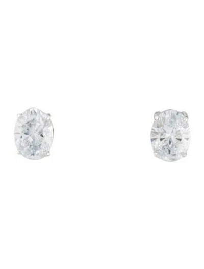 Pre-owned Aamiaa 14k Lab-grown Diamond Stud Earrings In Multi