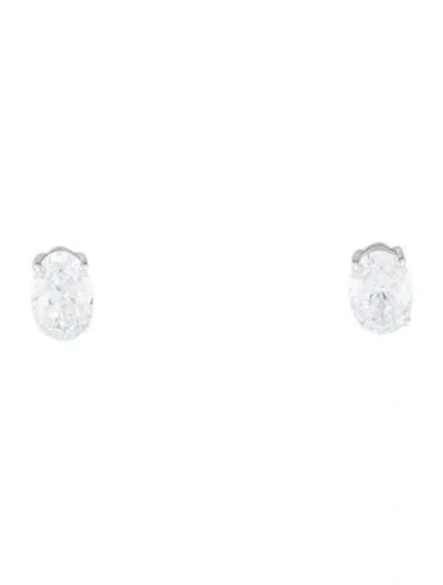 Pre-owned Aamiaa 14k Lab-grown Stud Earrings In Multi