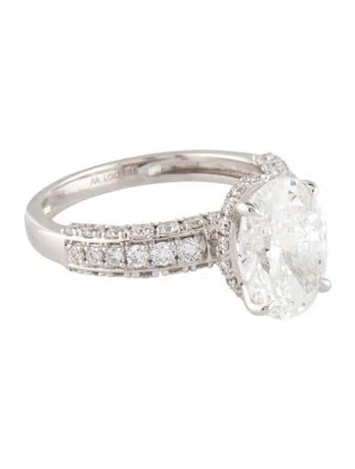 Pre-owned Aamiaa 3.14ct Lab-grown Diamond Engagement Ring In Multi