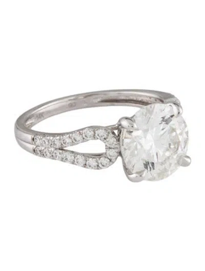 Pre-owned Aamiaa 3.18ct Lab-grown Diamond Engagement Ring In Multi