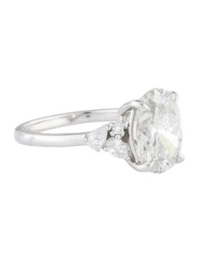 Pre-owned Aamiaa 3.70ct Lab-grown Diamond Engagement Ring In Multi