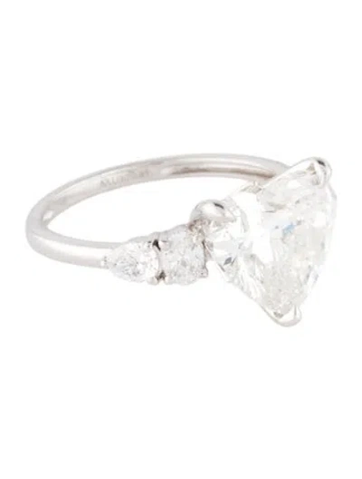 Pre-owned Aamiaa 3.96ct Lab-grown Diamond Engagement Ring In Multi