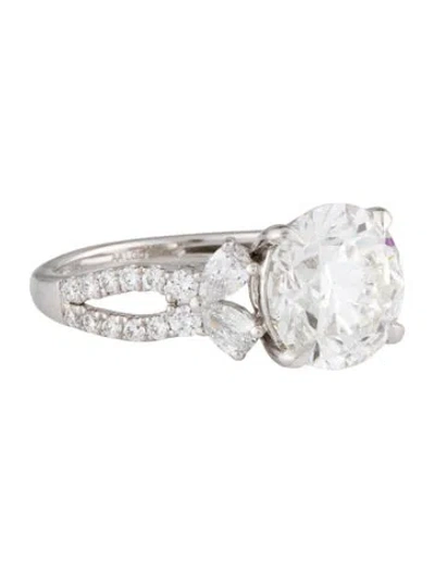 Pre-owned Aamiaa 4.02ct Lab-grown Diamond Engagement Ring In Multi