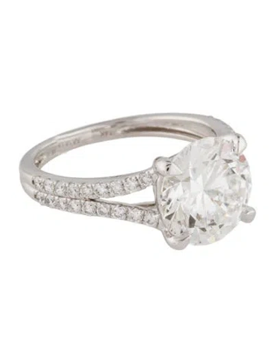 Pre-owned Aamiaa 4.02ct Lab-grown Diamond Engagement Ring In Multi